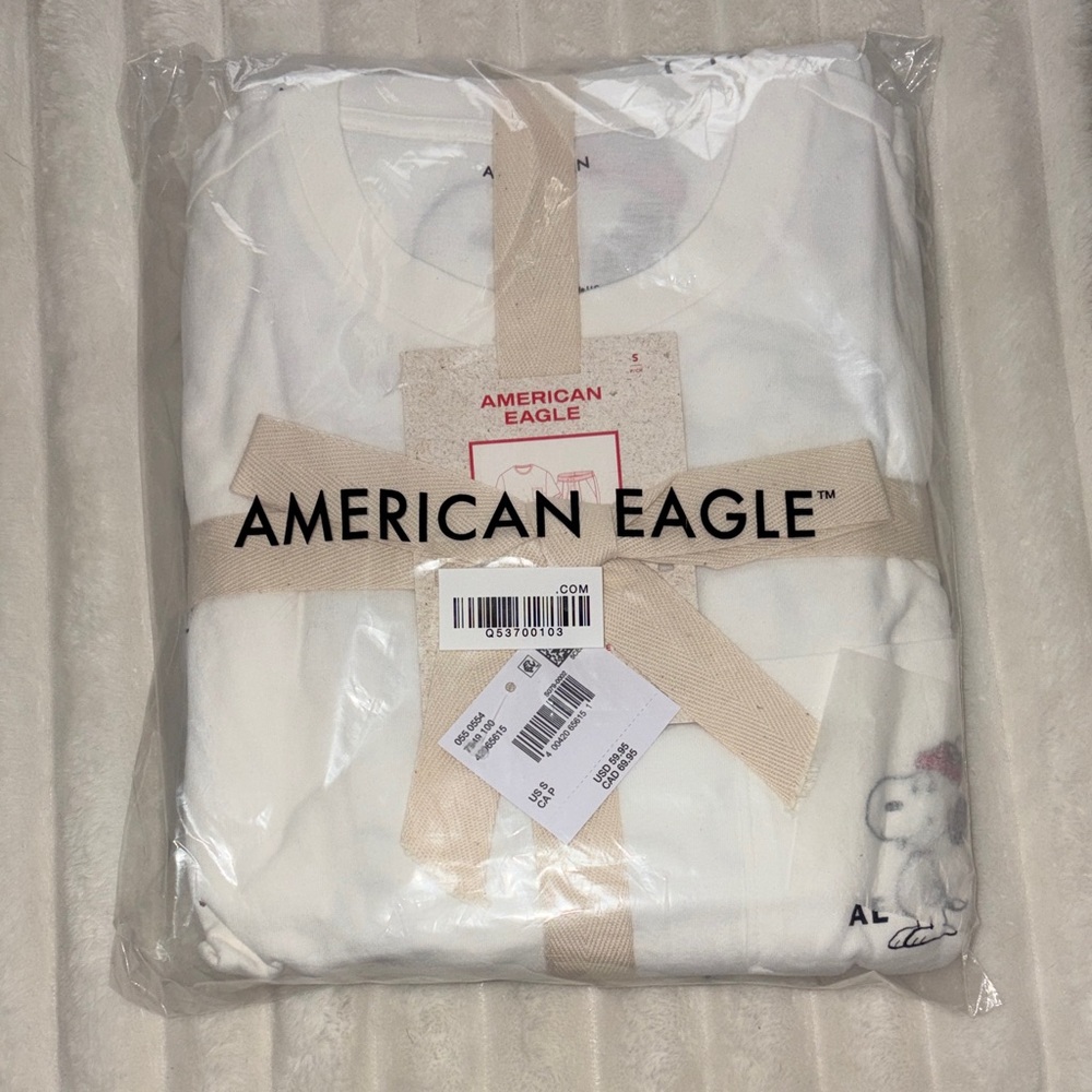 Men’s American Eagle White Pj Set